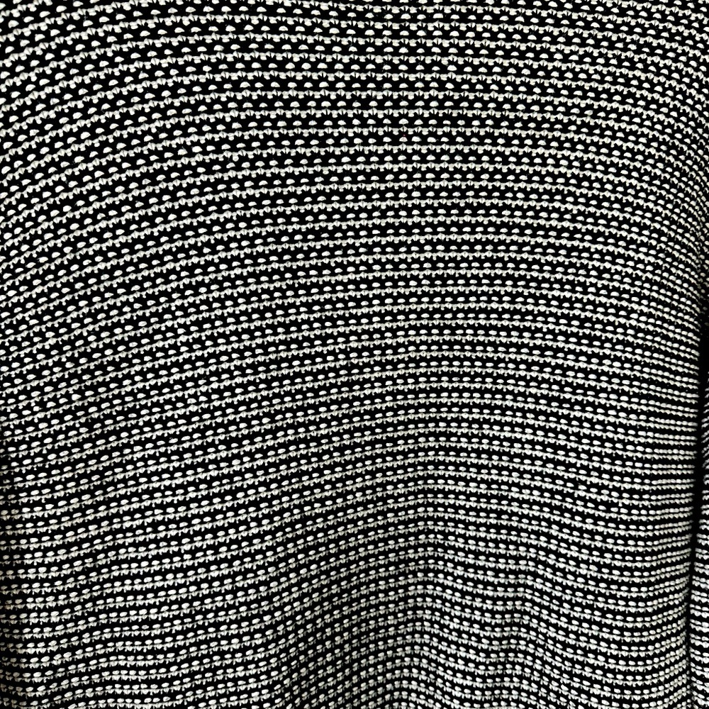 Madewell Black and White Knit Sweater - Picture 8 of 8